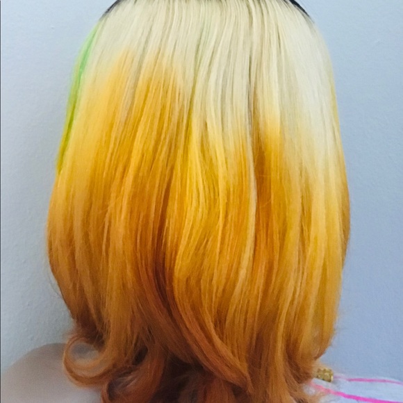 Multiple Messy Yannick Color Straight Short Bob 150% Density Human Wig - Picture 7 of 7